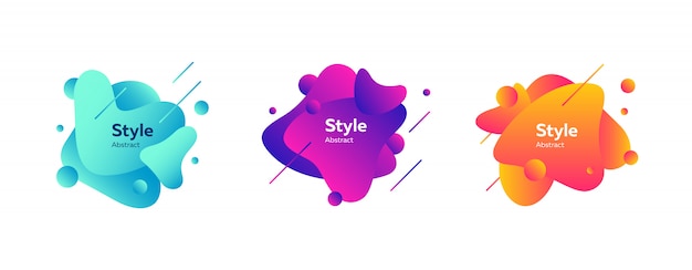 Insignias creativas para banner