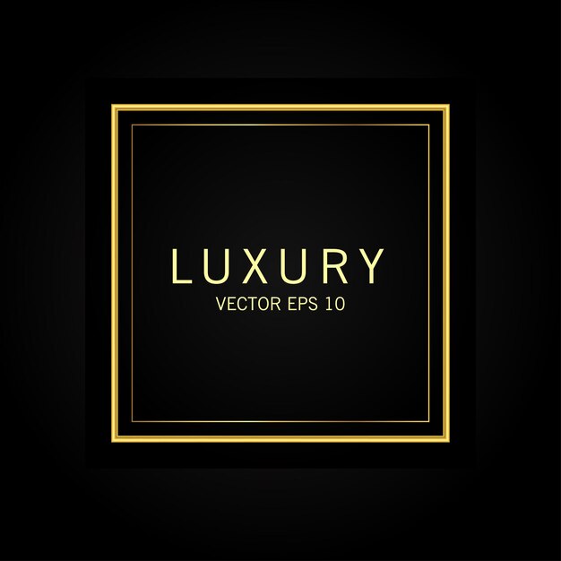 Insignias y etiquetas de oro de lujo ilustración de vector de producto de calidad premium