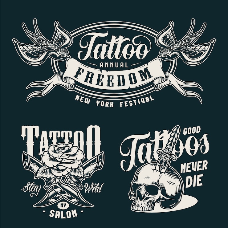tatuaje de contorno de nueva york