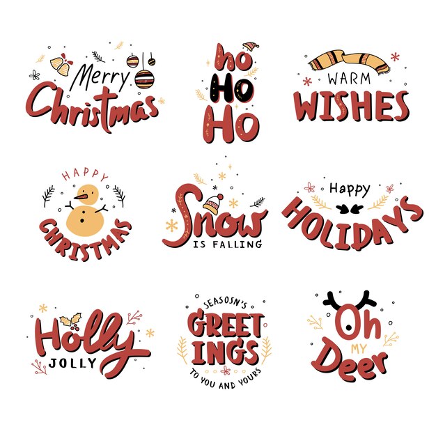 insignias de navidad