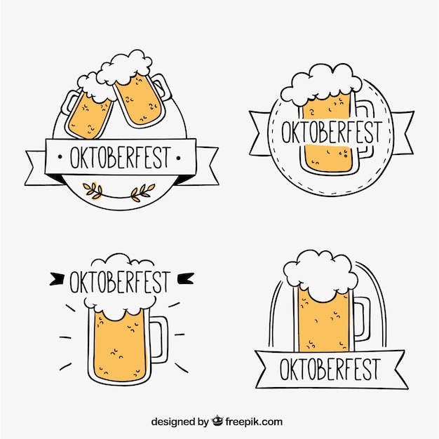 Insignias para el oktoberfest