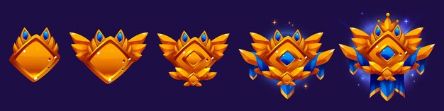Insignias de progreso en el juego