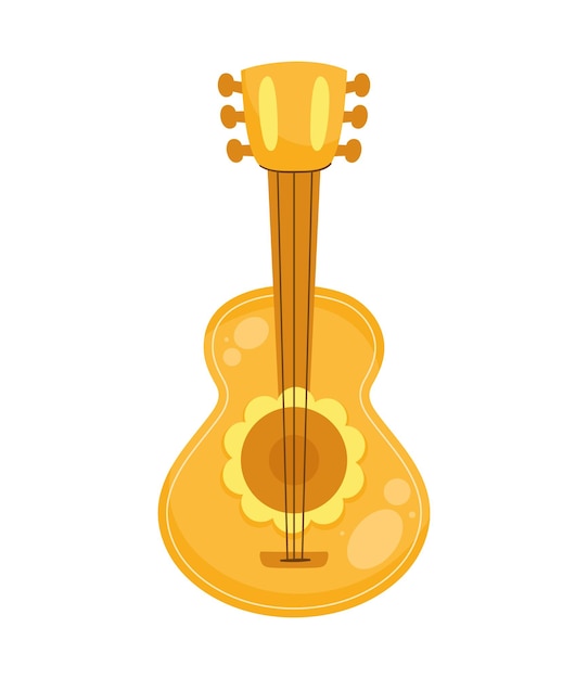 Vector gratuito instrumento musical de guitarra