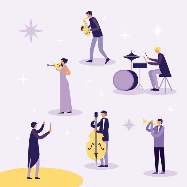 Instrumentos musicales de personas