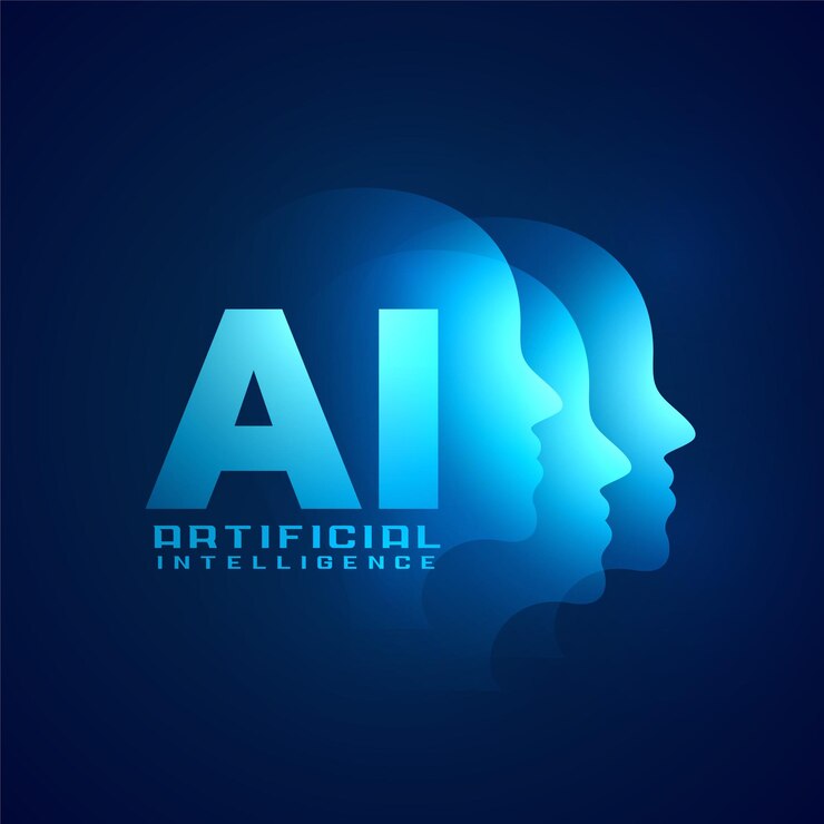 Vector gratuito inteligencia artificial futurista diseño de fondo de ciencia ficción y tecnología