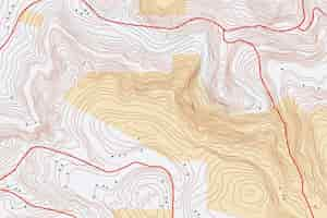 Vector gratuito interesante fondo del mapa topográfico