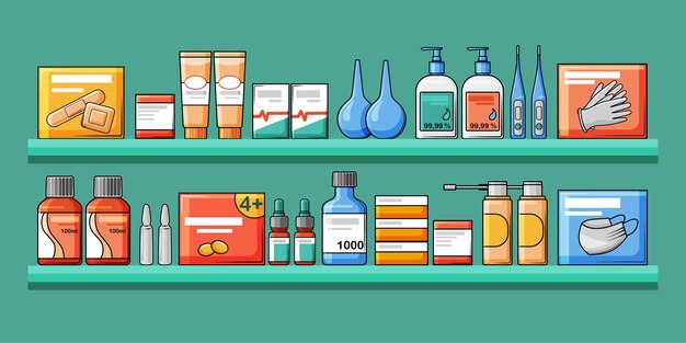 Personaje de dibujos animados de píldora o medicina | Vector Premium