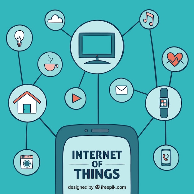 Internet de las cosas con diferentes dispositivos