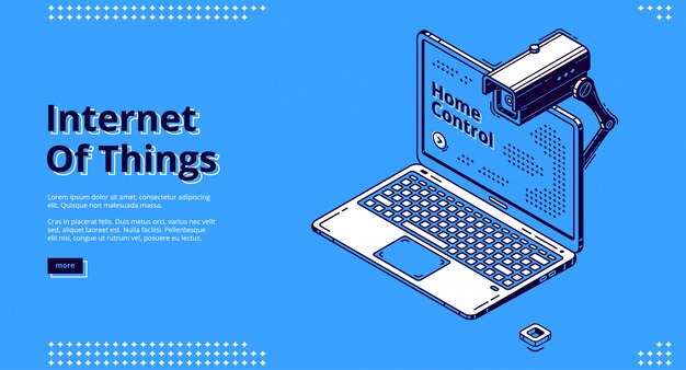 Internet de las cosas isométrica