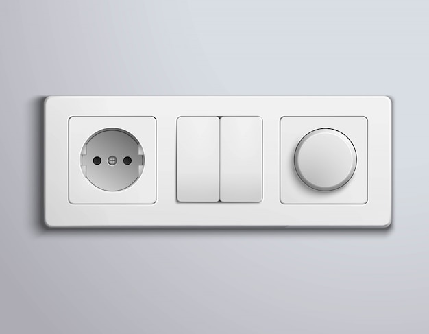 Interruptores Sockets Panel Realista