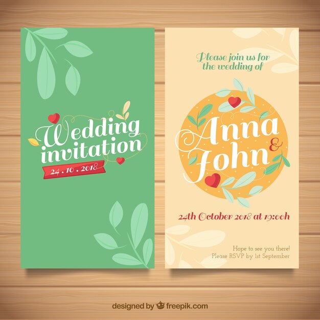 Invitación de boda