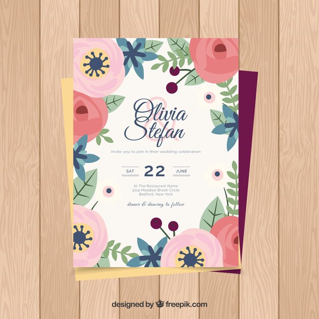 Invitación de boda