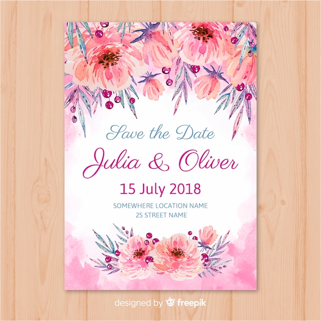 Invitación de bodas