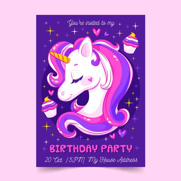 Invitación de cumpleaños para niños