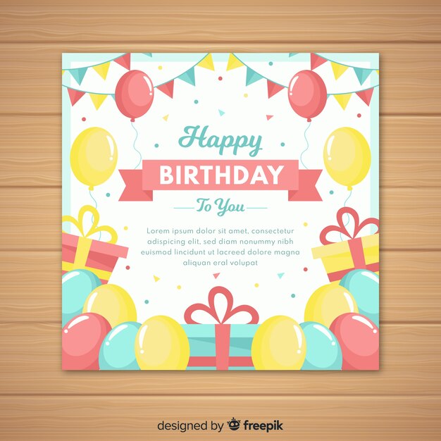 Invitación de cumpleaños
