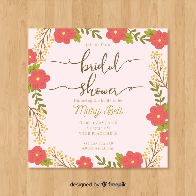 Invitación despedida de soltera