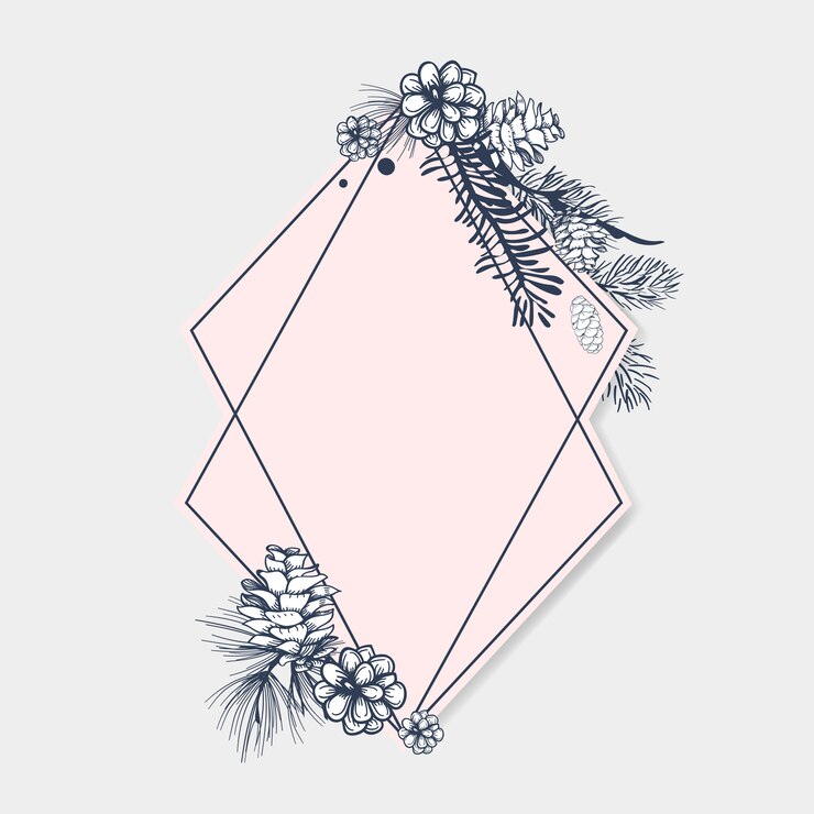 Vector gratuito invitaciones florales en blanco