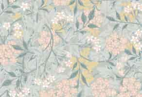 Vector gratuito jasmine de william morris (1834-1896). original del museo met.