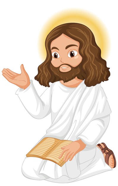 Jesús predicando en carácter de posición sentada