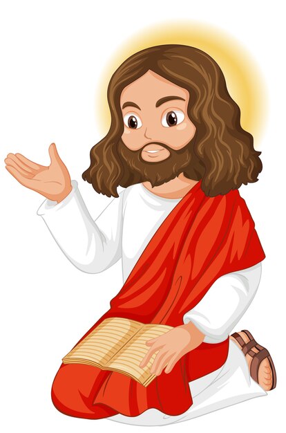 Jesús predicando en carácter de posición sentada