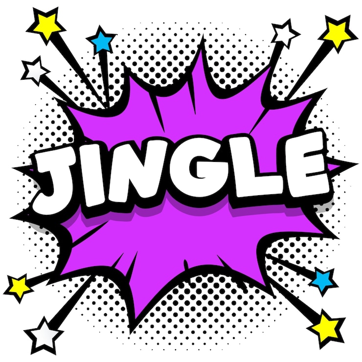Vector gratuito jingle pop art comic speech bubbles libro efectos de sonido