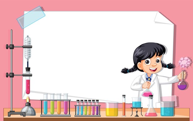 Joven científico en el laboratorio
