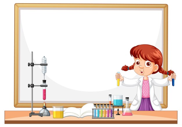 Joven científico en un laboratorio