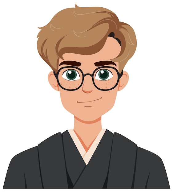 El joven con gafas Avatar
