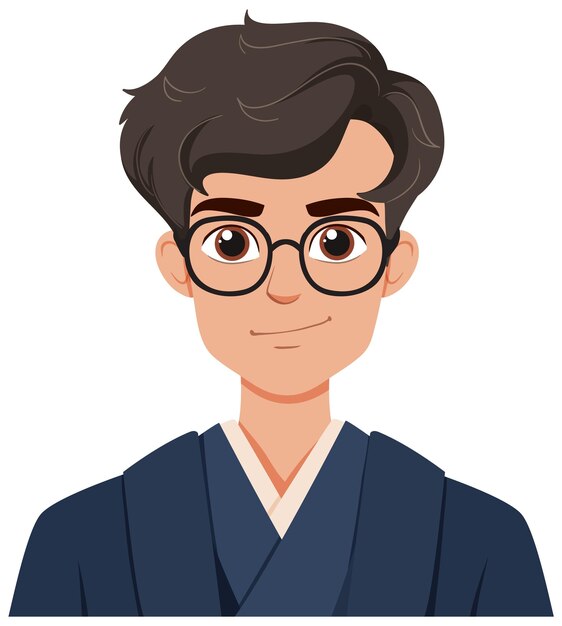El joven con gafas Avatar