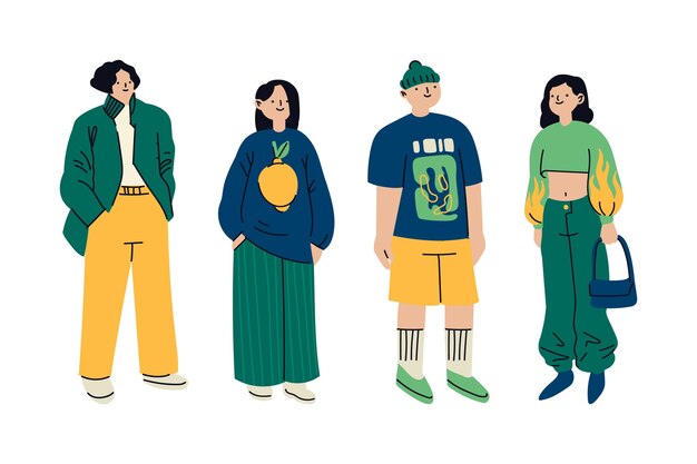 Jóvenes coreanos de moda