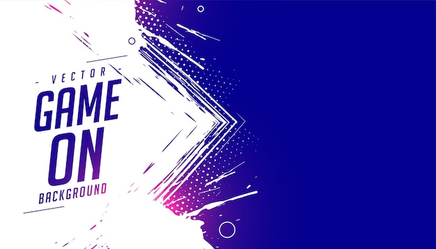 juego artístico y desordenado en fondo deportivo en estilo grungy