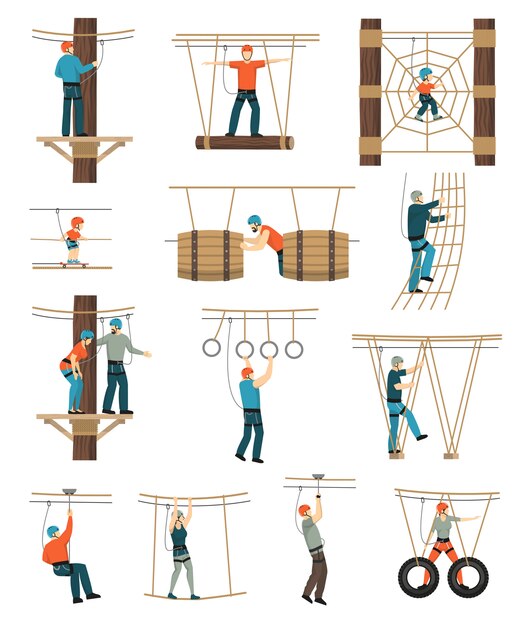 Juego de atracción extrema Ropewalk