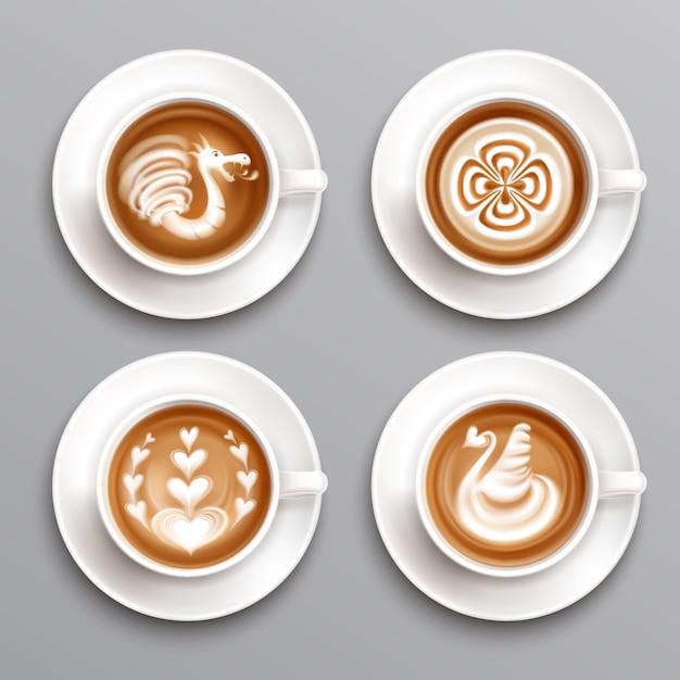 Juego de café con leche