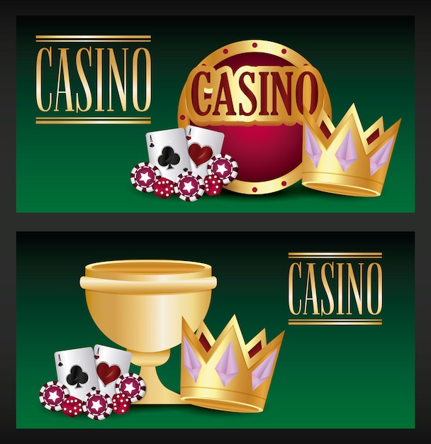 Vector gratuito juego de casino