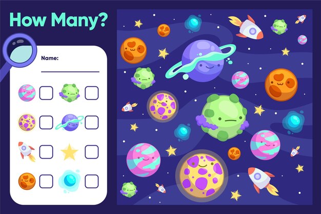 Juego de contar para niños