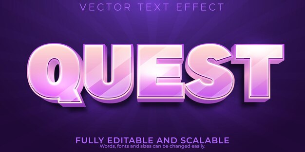 Juego editable con efecto de texto brillante y estilo de texto suave