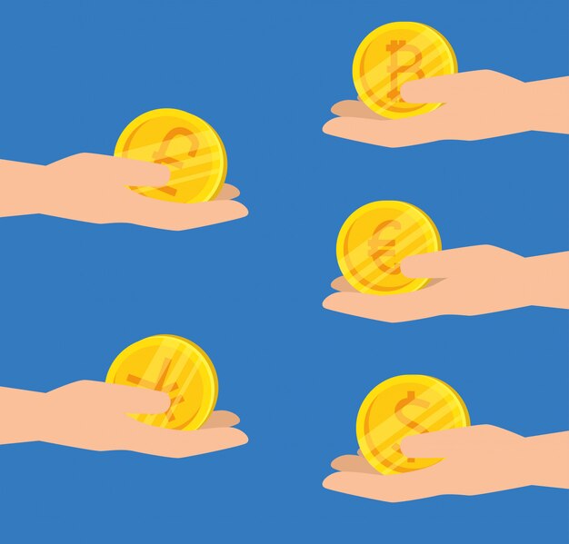 Juego de manos con bitcoins virtuales
