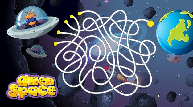 Juego de mesa espacio extraterrestre