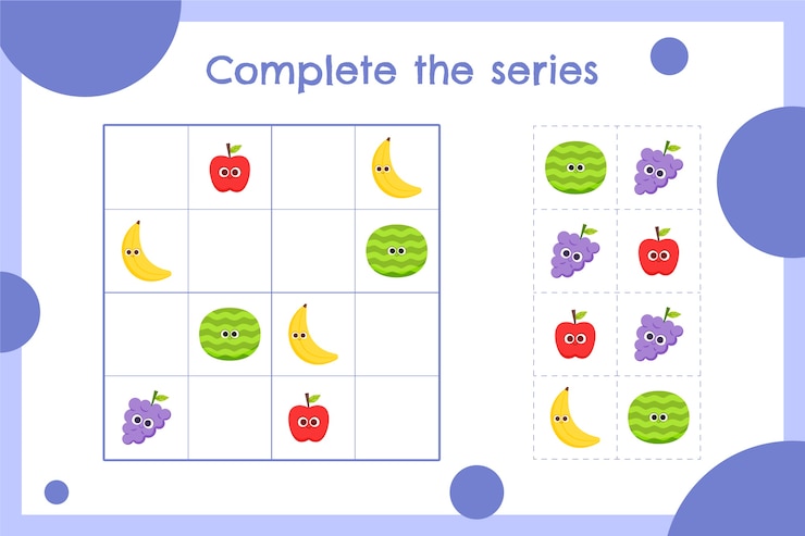 Vector gratuito juego de sudoku de diseño plano dibujado a mano