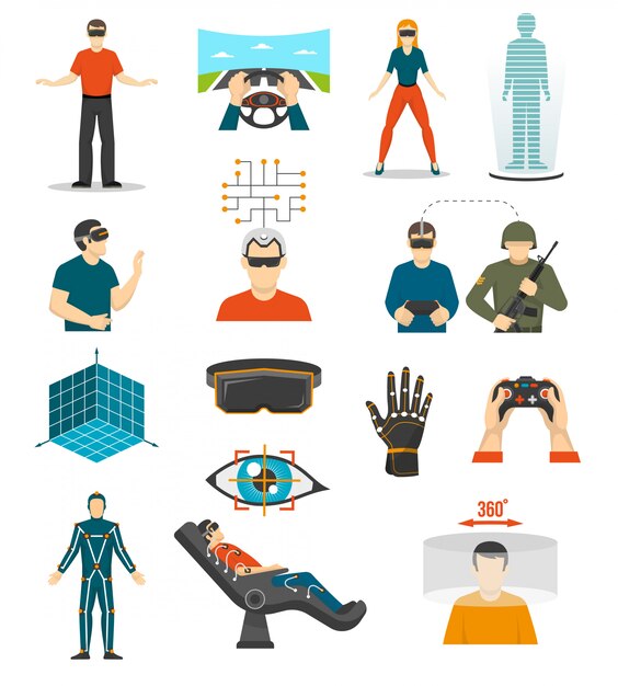 Juego de videojuegos de realidad virtual