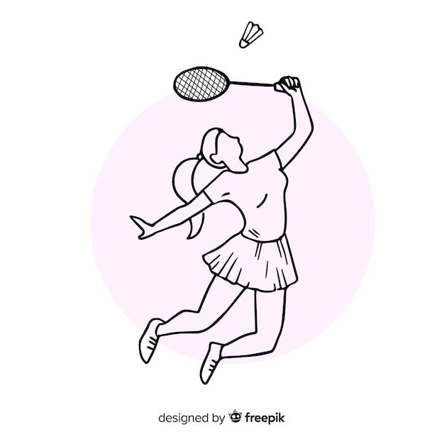 Jugador de bádminton