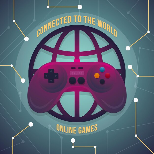 Jugar videojuegos en línea en todo el mundo