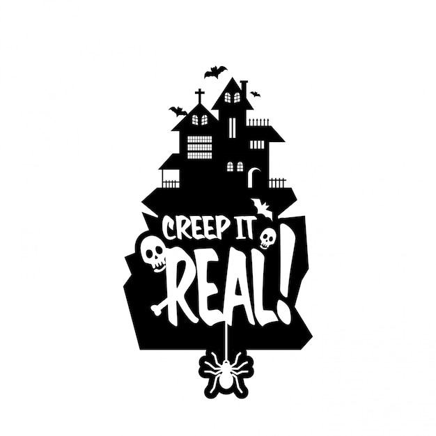 Keep it real vector de diseño de tipografía