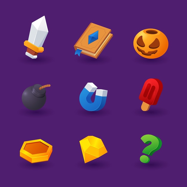 Kit de interfaz de usuario de juego de fantasía