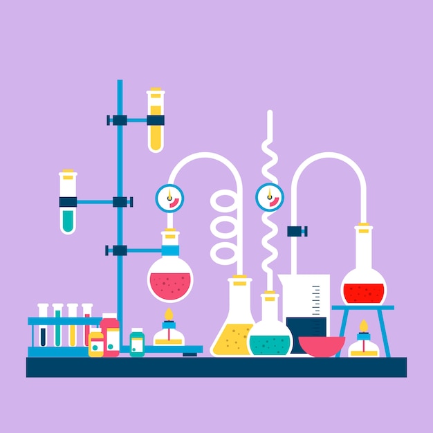 Laboratorio de ciencias en diseño plano