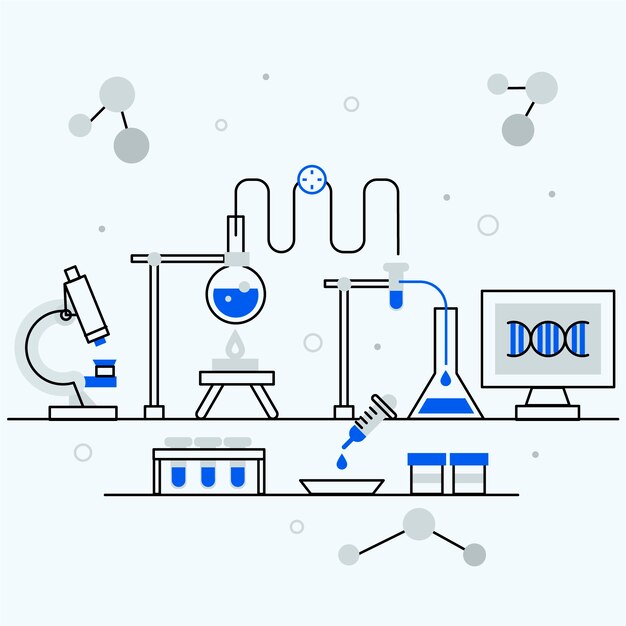 Laboratorio de ciencias en diseño plano