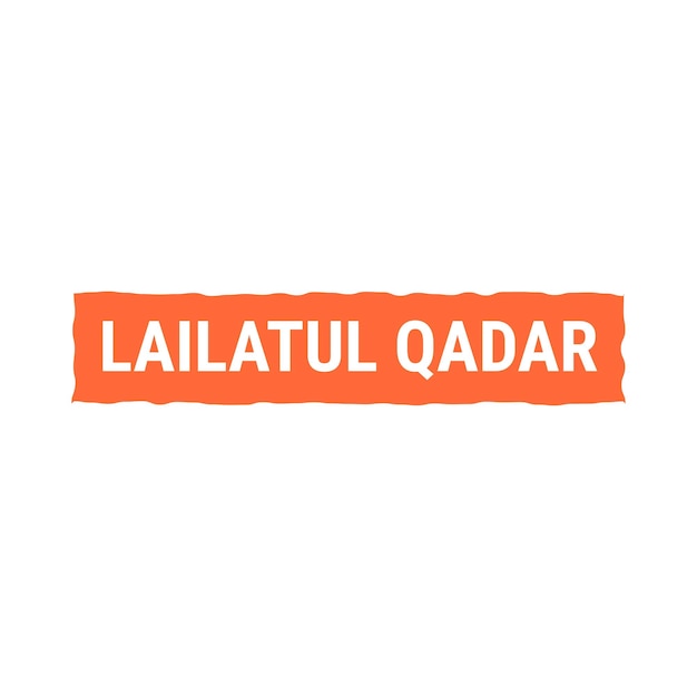 Vector gratuito lailatul qadr orange vector callout banner con información sobre la noche del poder en ramadán