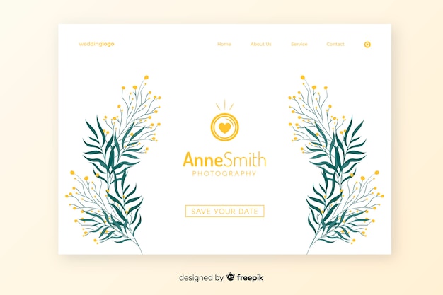 Landing page de boda