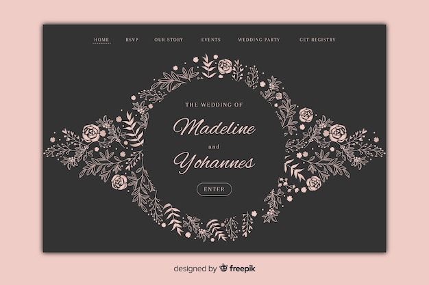 Landing page de bodas