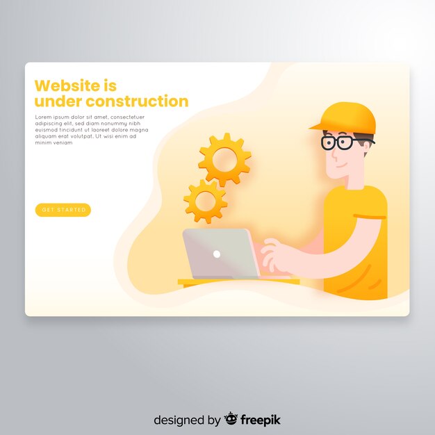 Landing page de en construcción